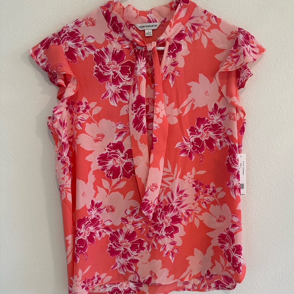 Counterpart Spring Floral Blouse